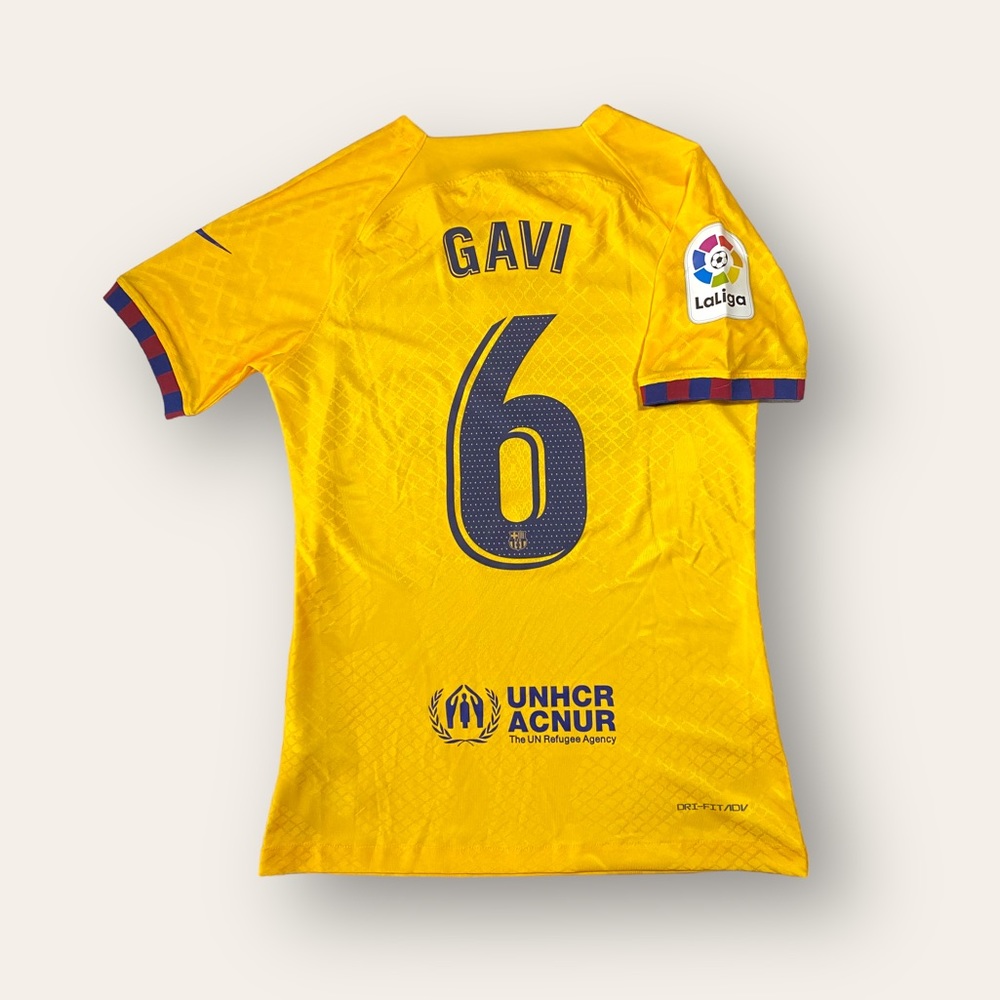 FC Barcelona #6 Gavi 22/23 Nike Player Edition Away Jersey | Size Large